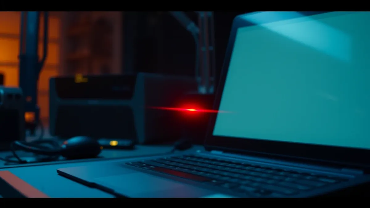 Illustration: A split-second snapshot captures a digital file handle shifting state mid-operation, with a red warning flash appearing precisely between the verification check and t